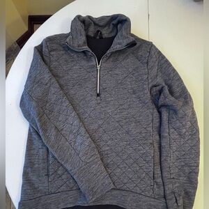 Lululemon Forever Warm Pullover Heather Core Dark Grey Size 10